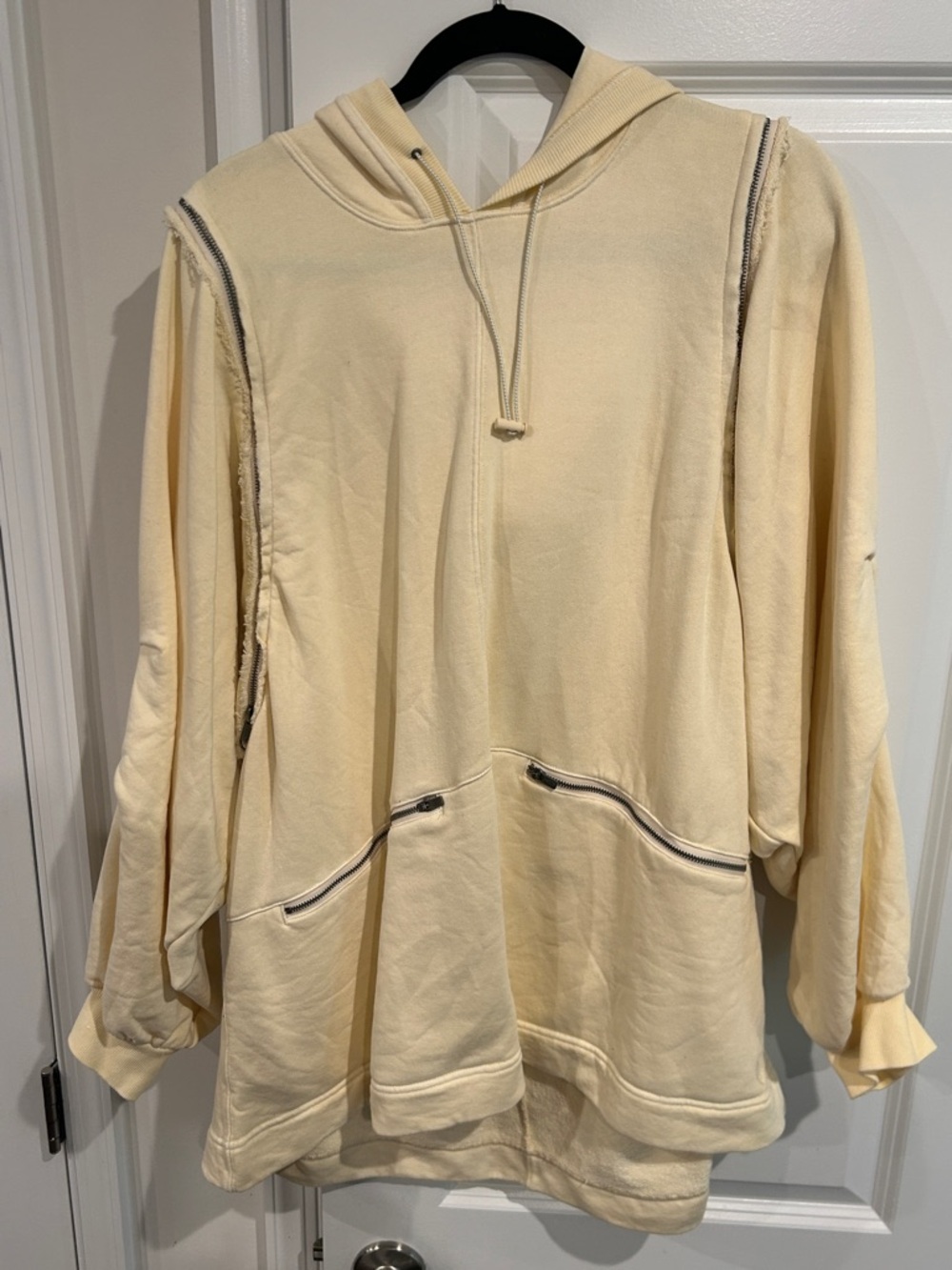 FP Movement Hooded Pullover Sweatshirt with Zip Accents